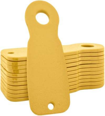 CombiCraft Winkelwagenmunt Caddy-Key Geel - 50 stuks