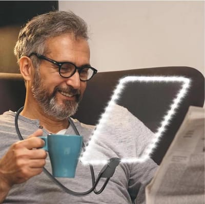 Handsfree Vergrootglas met Licht en Flexibele Zwanenhals 1.8X - Ideaal voor Lezen, Reparatie en Naaien