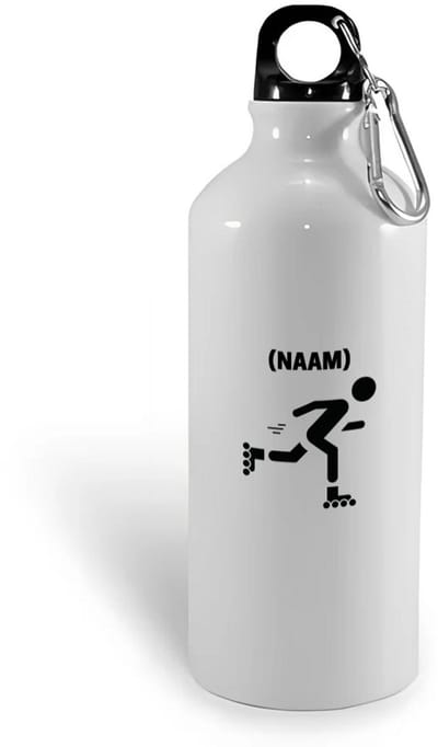 Hacebo® - Skeeleren met eigen naam waterfles - Sport - Skeeleraars - Skaten - water fles - 400ML