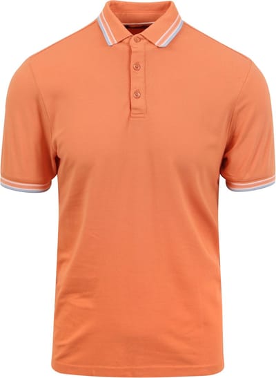 Suitable Kick Polo Oranje - Maat L - Heren - Polo shirt Heren met Korte mouw