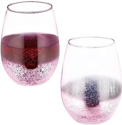 Wijnglazen Zonder Voet - Wijnglazen Zonder Steel - 2 Stuks - 500ML