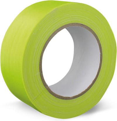 Ducttape Fluoriserend 19mm - 25M - Geel