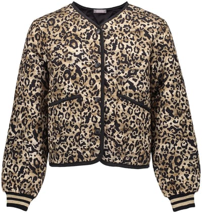 Geisha - Leopard jas - Zwart - Maat 128