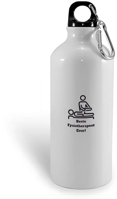 Hacebo® - Beste fysiotherapeut waterfles - Beste fysiotherapeut - therapeut - cadeau - water fles - 400ML
