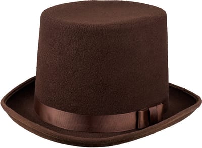 Boland - Hoed Byron bruin Bruin - 59 - Volwassenen - Mannen - 20's - Roaring Twenties- Glitter and Glamour