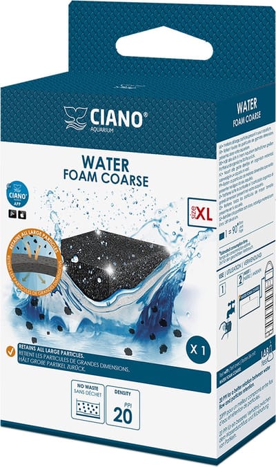 Ciano - Aquarium Filtermateriaal - Vissen - Ciano Water Foam Coarse Xl - 10,6x8,6x4,5cm - 1st