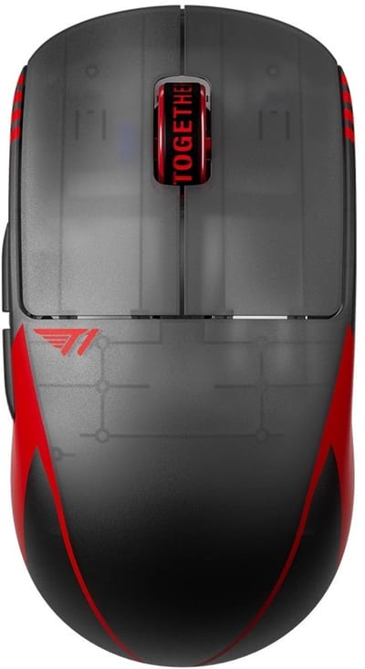 Pulsar X2 CRAZYLIGHT Mini Wireless - T1 Edition - Gaming muis - Optisch - 5 knoppen - Rood