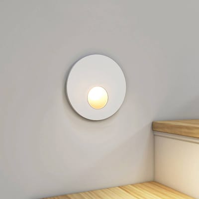 Arcchio LED inbouwlamp Vexi, Ø 7,5 cm, wit, aluminium, CCT