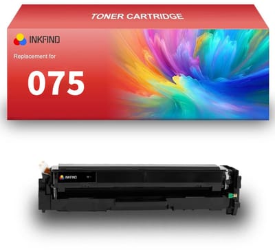 INKFIND 075 Zwart tonercartridge compatibel met Canon 075 Zwart geschikt voor Canon i-Sensys MF664Cdw. MF667Cdw LBP646Cdw.LBP647Cdw/Color imageCLASS MF665Cdw / MF663Cdw / MF662Cdw,Color imageCLASS LBP647Cdw/S LBP646Cdw - 1-pack Zwart