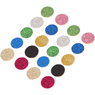 20 pcs Tampon de Rechange Tampon en Feutre pour Diffuseur d'Huiles Essentielles Collier Bracelet Pendentif 0,8 Pouce blue