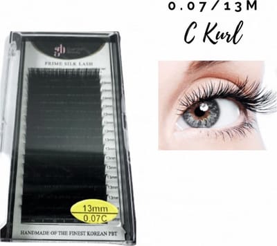Guardian Beauty Wimpers Extensions - Prime Silk Lashes - 13mm - 0.07 C Krul