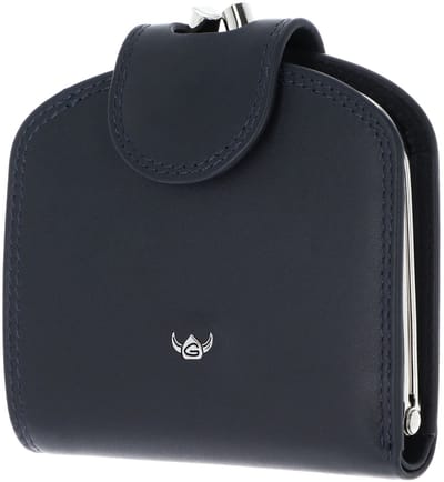 Golden Head Leren portemonnee Polo RFID Protect Bügelbörse 2048 Marineblau donkerblauw