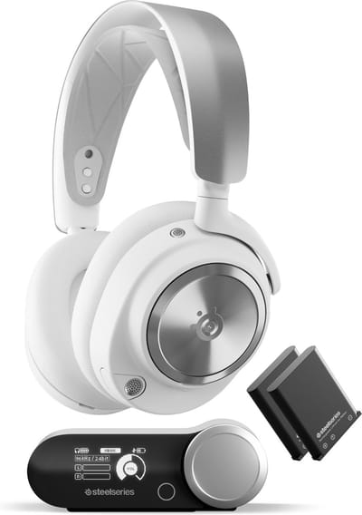 SteelSeries Arctis Nova Pro - Draadloze Gaming Headset - Wit