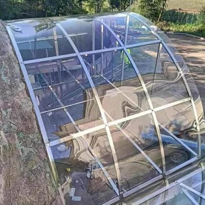 Polycarbonaat dakplaat - Transparant paneel - Dakbedekking - UV-bestendig - 0.8x2m - Transparant