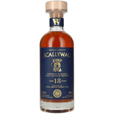 Douglas Laing SCALLYWAG 18 Years Old Speyside Blended Malt PX Sherry Cask Finish 46% Vol. 0,7l