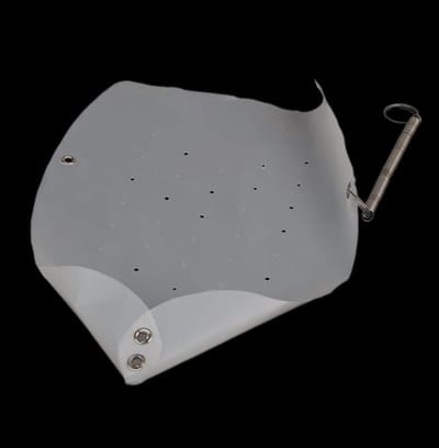 Strijkijzer Schoen - Beschermzool Strijkijzer - Kleding Beschermen - Voorkomt Doorbranden - 24 x 16 cm - Wit