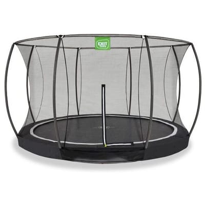 EXIT Black Edition Trampoline ø366cm - Inground - Ingraaftrampoline - Rond - Voor Kinderen - Zwart