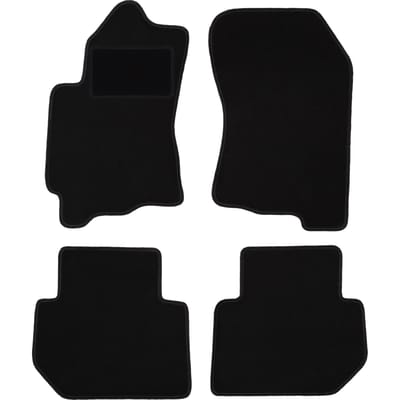 Zwarte velours vloermatten voor: Subaru B9 Tribeca SUV (2009-2009)