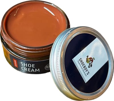 Shoeboy's Shoe cream pot - Schoencreme voor hoogwaardige soorten gladleer - 50ml - (038) Lichtbruin