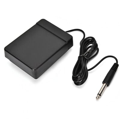 Dailygoody - Universeel keyboard sustainpedaal - Elektronische pianopedaal - Stevig en duurzaam - Geschikt voor alle muziekinstrumenten - 1,8 m kabel