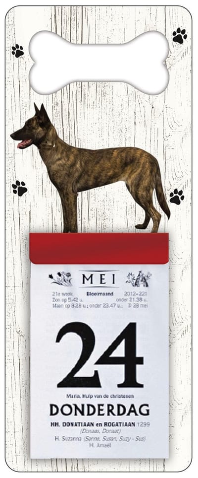 Scheurkalender 2027 Hond: Hollandse Herder (korthaar)