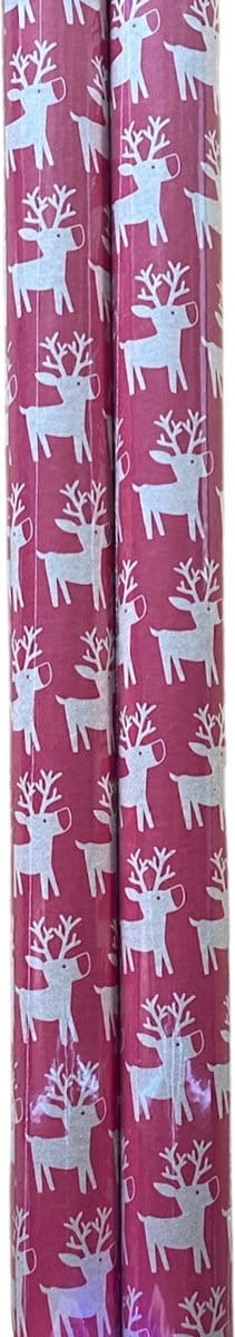 FESTIVE GIFTS Inpakpapier - Cadeaupapier - 200 x 70cm - 2 rollen - Kerst - Luxe Cadeauverpakking - Kleurrijk