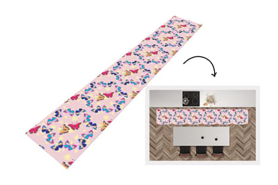 Keukenloper - Loper keuken - Meisje - Vlinder - Insecten - Patronen - 300x50 cm - Keukenloper vinyl