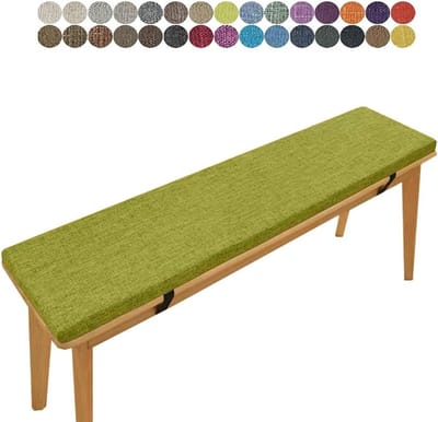 Bankkussen Zitkussen - Stoelmat Tuinkussen - Comfortabel Zitten - Antislip Rubber - 5 cm Dik - Groen