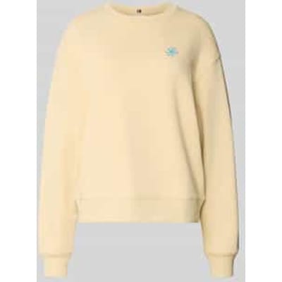 Regular fit sweatshirt van katoenmix