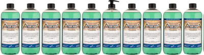 Body & Hair Hamam 1 liter met zwarte pomp - set van 10 stuks - 2 in 1 voor lichaam en haar - voordeelverpakking