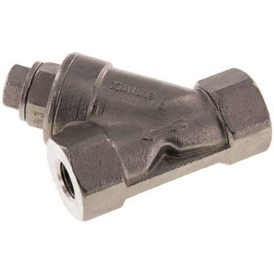 G 1/4'' RVS Y-filter 1 mm Maaswijdte 40 Bar - SLSE-014
