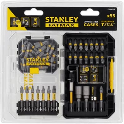 Stanley Schroefbitset - Fatmax - Impact Torsie Ph/pz/torx - 25/50mm - 55-delig