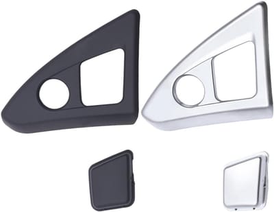 Armsteun Opbergdoos Schakelaar Knop Cover Trim Zilver voor 2011-2013 B/M* W 5 Serie F10 F18, Middenconsole Accessoire, Beschermhoes voor Schakelaar en Knop