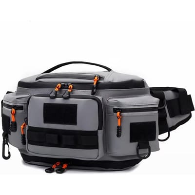 Camping Heuptas Borst Reis Rugzakje Voor Mannen Fietsen Wandelen Outdoor Sport Crossbody Molle Tactische Riem Vissen Heuptasje black