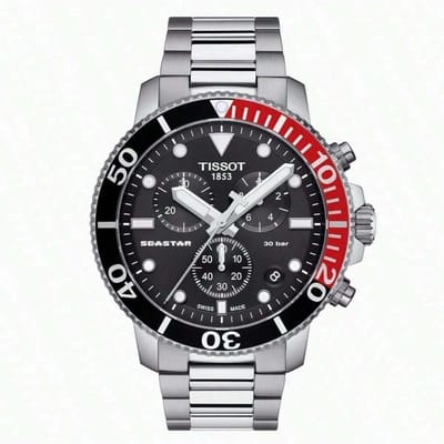 Tissot heren quartz horloge, zwarte wijzerplaat, geschikt voor zowel zakelijk als casual gebruik, Model: T120.417.11.051.01 zwart