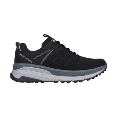Skechers Dames Overlay Sneakers (Zwart/Grijs)