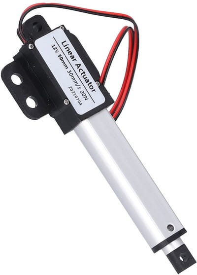 Dailygoody - Mini Elektrische Lineaire Actuator - 12V - Compact en Stil - 50 mm Slag - Bewegingsactuator - Ideaal voor Domotica - Aluminiumlegering