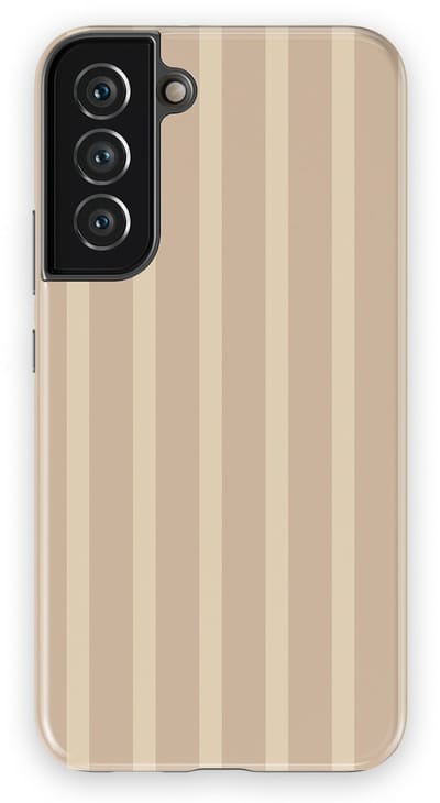 DripCase Gestreept Hoesje Samsung Galaxy S22 Plus | Backcover met Mag | Stripes Motief | Trendy Case Samsung Galaxy S22 Plus met Strepen Milk Blush