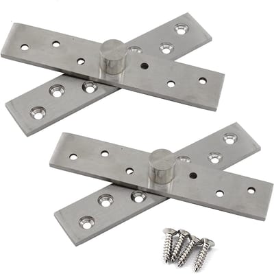 Duurzame 150mm Deur Pivot Scharnier van RVS met Op- en Neergaande Schacht (2 stuks)