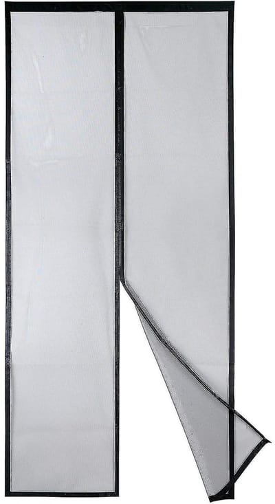 Hordeur - Magnetisch stofscherm balkondeur - Doorschijnend - Weerbestendig - 90x210cm