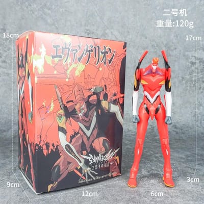 17CM Anime EVA EVANGELION-01 Model 02 Productiemodel Staand Model Ayanami ReiSpeelgoed Cadeauset Actiefiguur Verpakt PVC With box pink