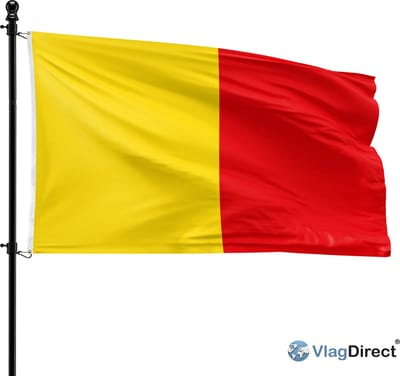 VlagDirect - Napolitaanse vlag - Napels vlag - 90 x 150 cm.
