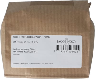 Jacob Hooy Knoflookbol zwart 250 Gram