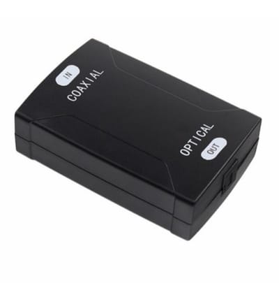 Dolphix Coaxiaal naar Optisch Toslink converter - S/P DIF - netvoeding