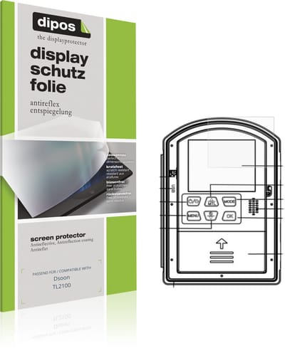 dipos – 4x Matte Beschermfolie geschikt voor Dsoon TL2100 | Krasbestendige & antireflecterende Screenprotector Ultra-Thin