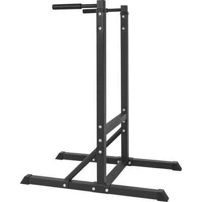 Gorilla Sports Dip Station - Zwart - Krachtstation - Belastbaar tot 150 kg