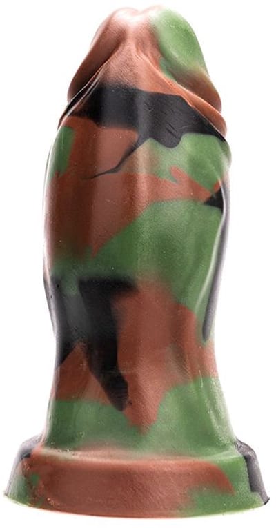 Kiotos Revolt - Dildo Fantasie - Green Army - 07 - Medium - 18,5 x 6,5 cm