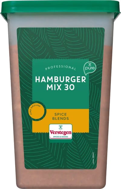 Verstegen - Hamburger mix 30 - Pure - XL doos - Kruiden & specerijen - 1,9kg
