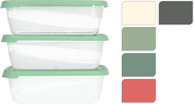 Voorraaddoos set 3-delig multicolor - speelgoed educatief spel.