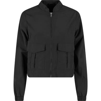 Urban Classics - Short Crinkle Nylon Jacket - XS - Zwart